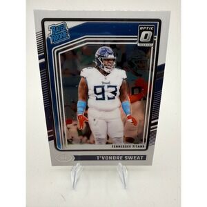 2024 Panini Donruss Optic Rated Rookie T'Vondre Sweat Tennessee Titans